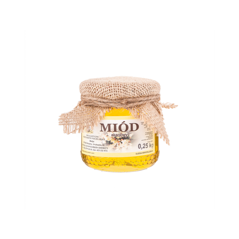 Miód akacjowy 0,25kg