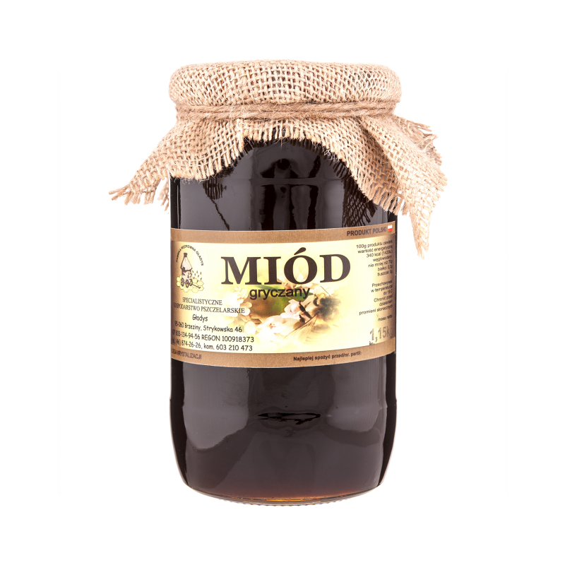 Miód gryczany 1,10kg